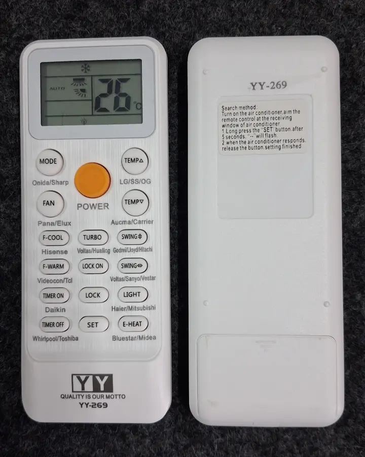 Remote 269 Uni. Y / JJ 100