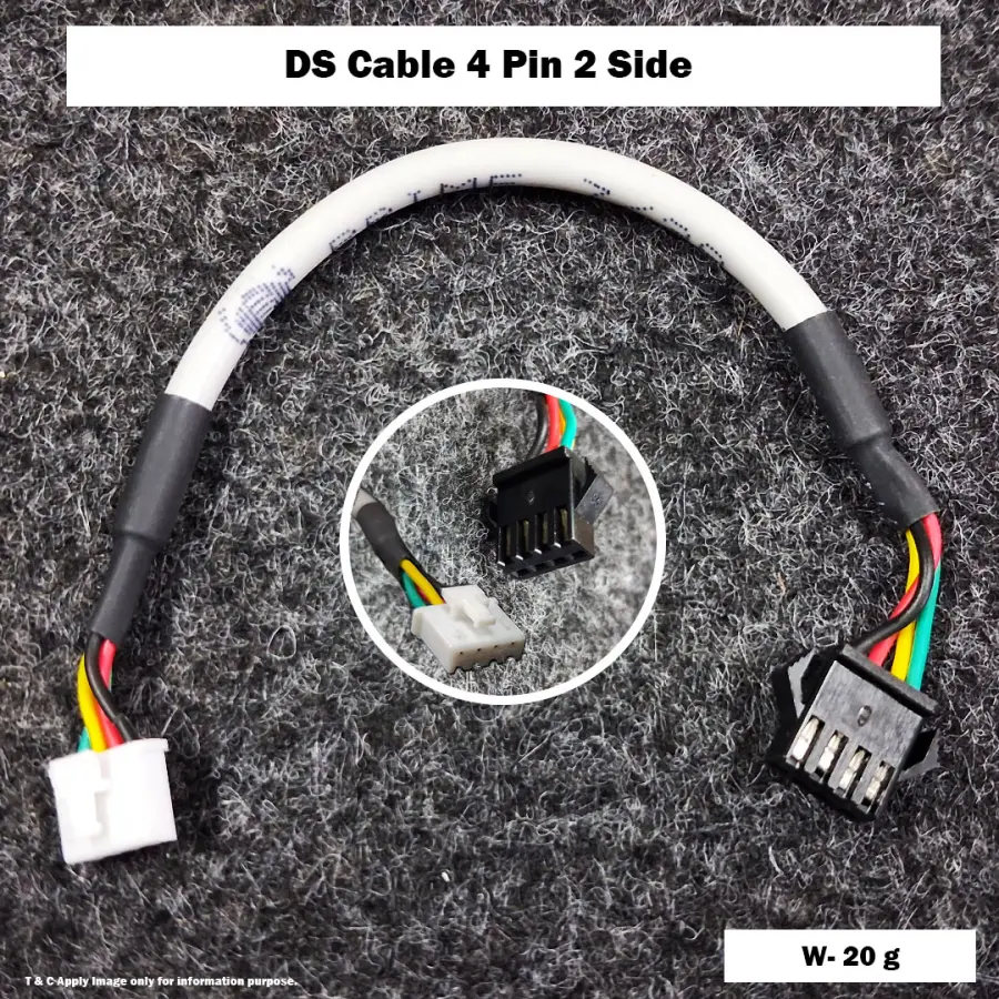 DS Cable 4 Pin 2 Side