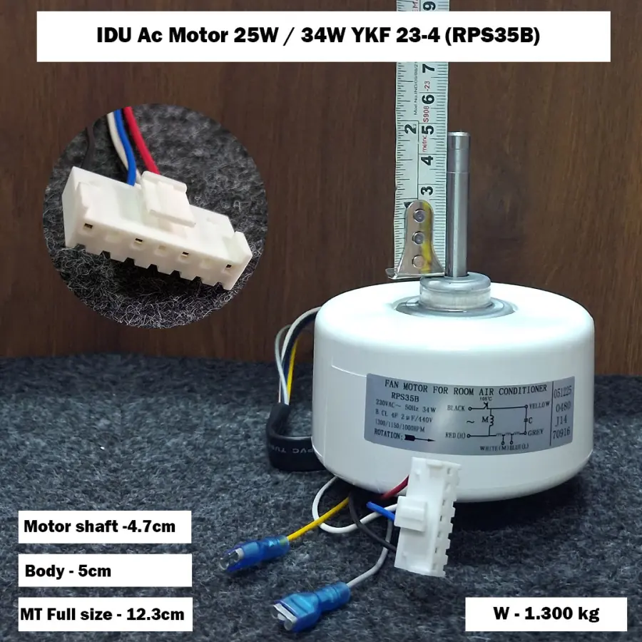 IDU Ac Motor 25W / 34W YKF 23-4 (RPS35B)