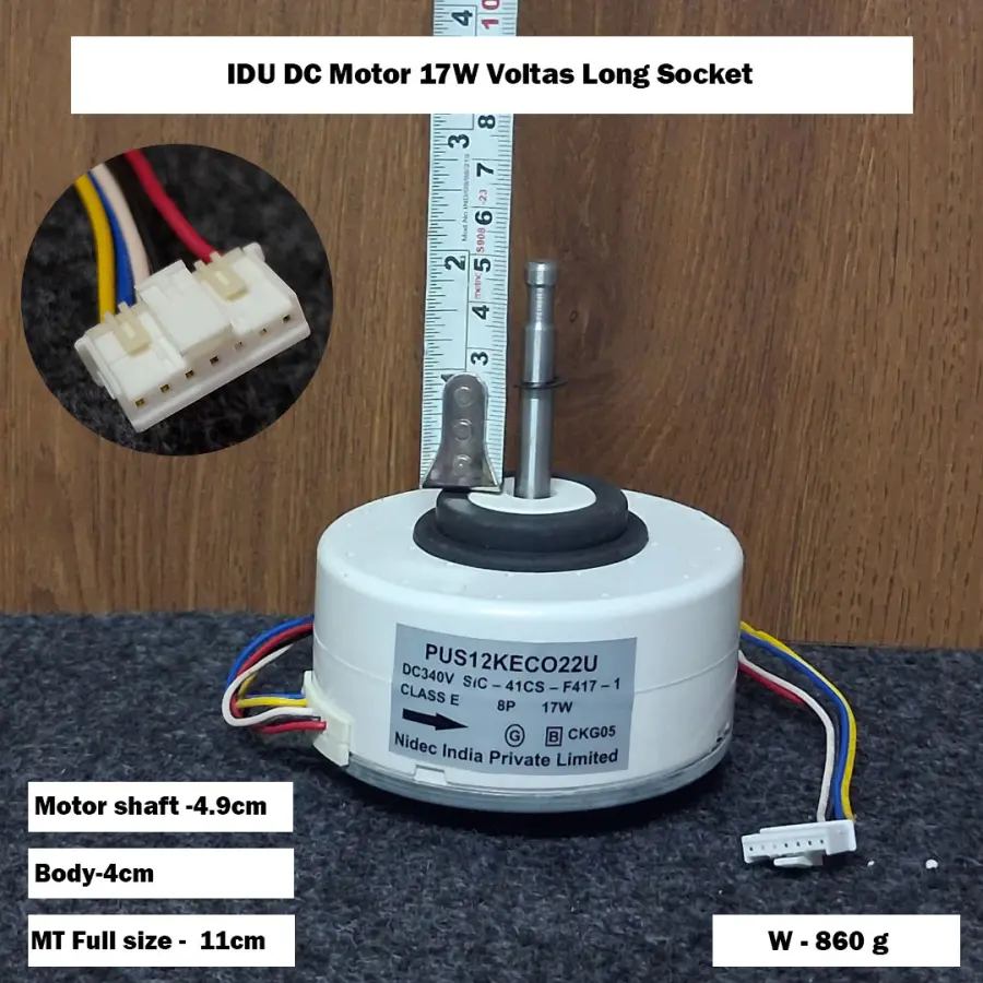 IDU DC Motor 17W Voltas Long Socket