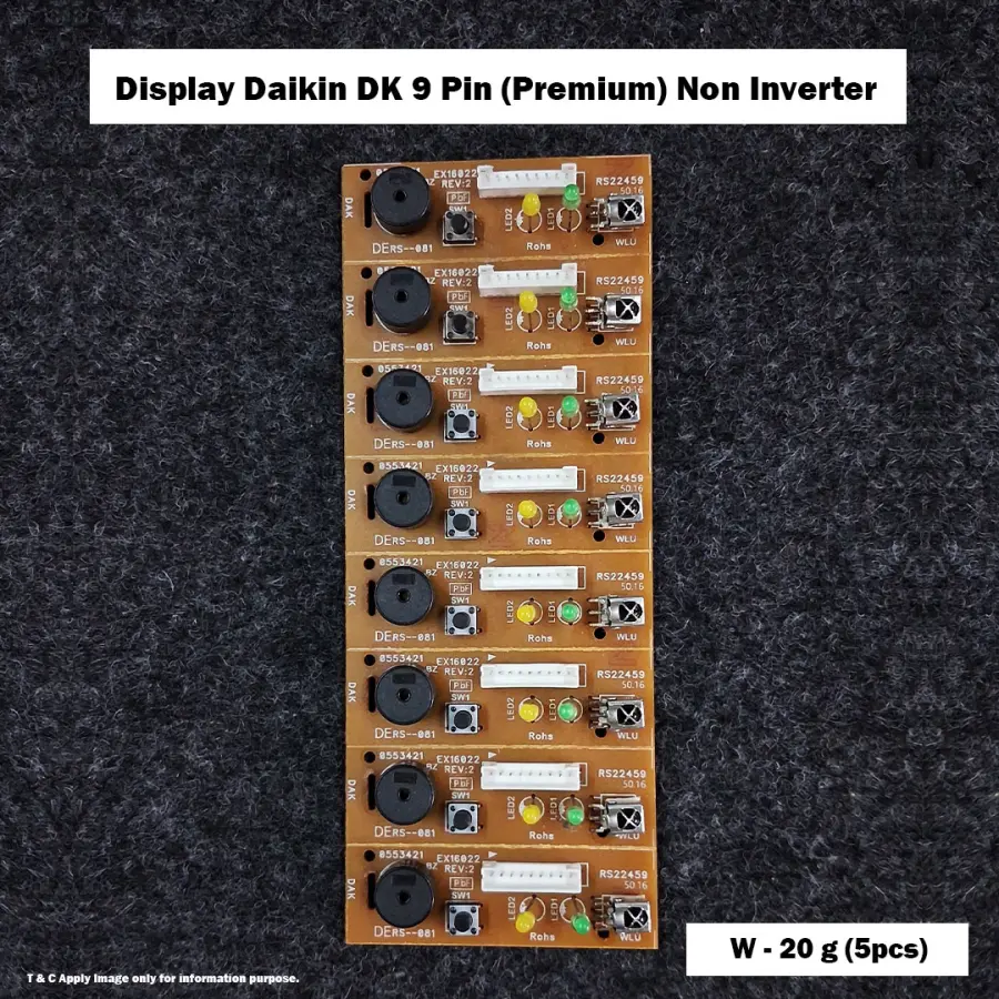 Display Daikin DK 9 Pin (Premium) Non Inverter