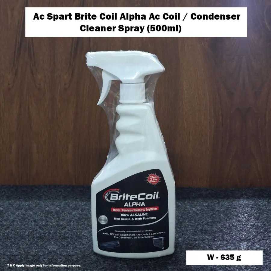Ac Spart Brite Coil Alpha Ac Coil / Condenser Cleaner Spray (500ml)