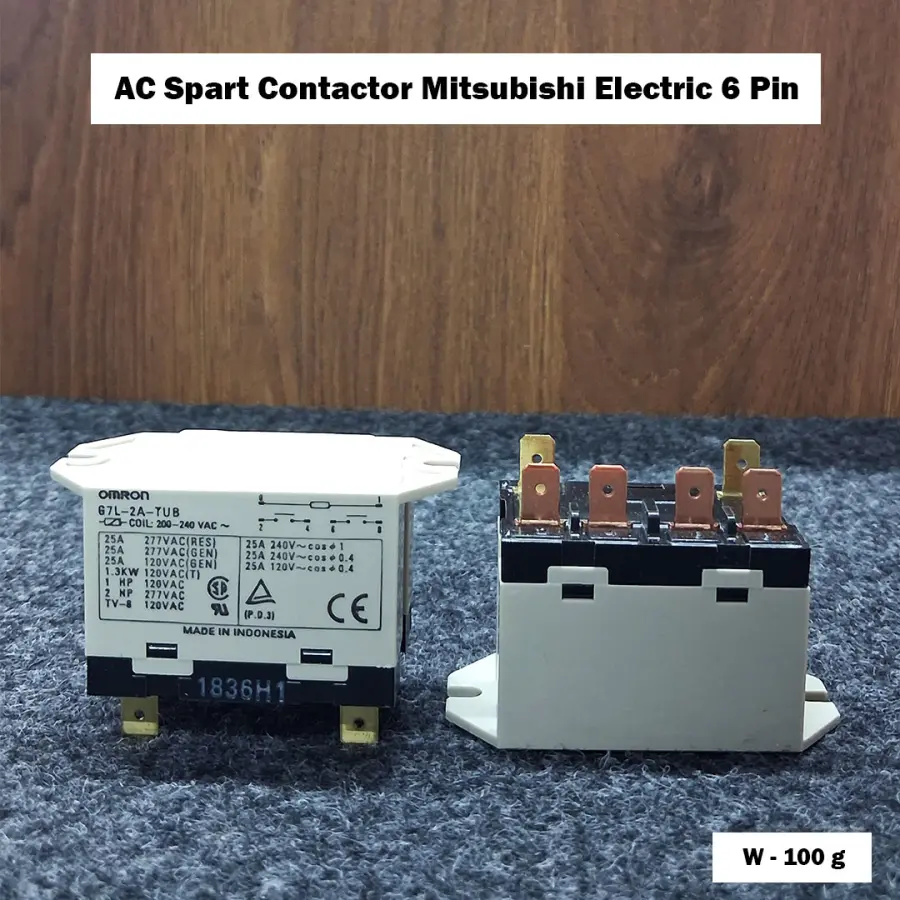 AC Spart Contactor Mitsubishi Electric 6 Pin
