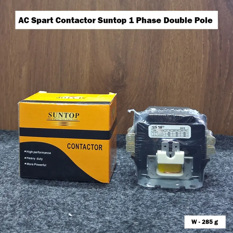 AC Spart Contactor Suntop 1 Phase Double Pole