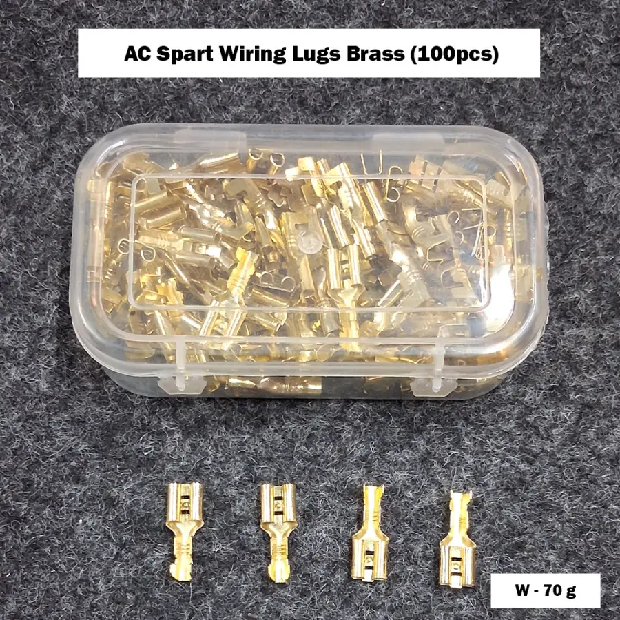 AC Spart Wiring Lugs Brass (100pcs)