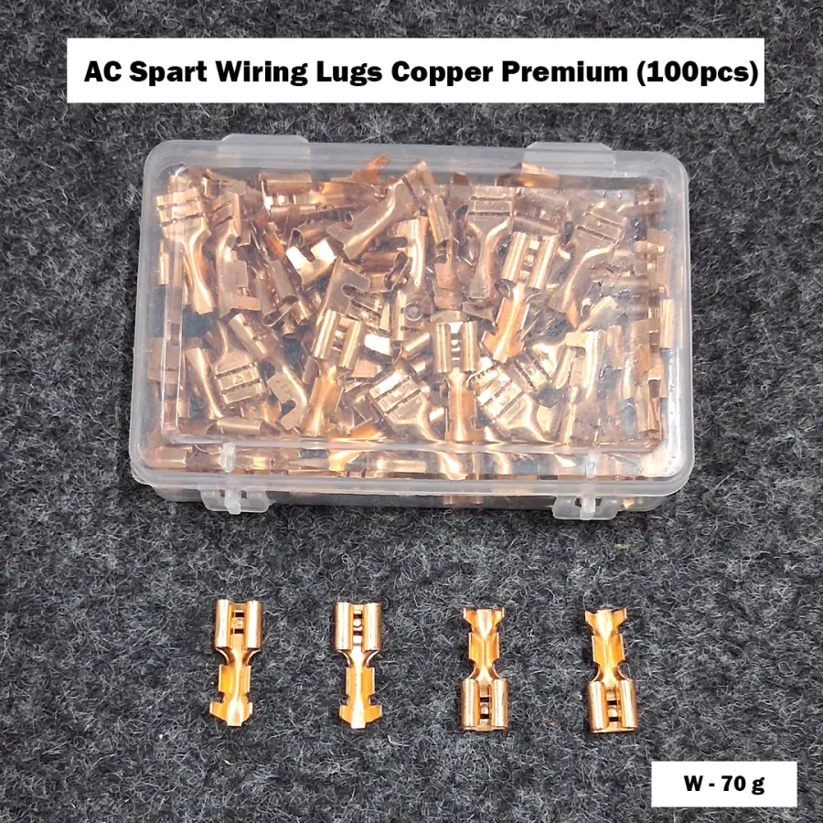 AC Spart Wiring Lugs Copper Premium (100pcs)