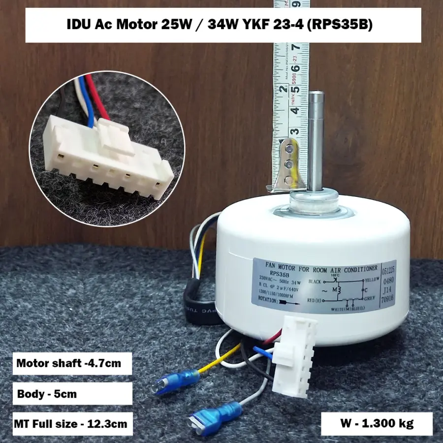 IDU Ac Motor 25W / 34W YKF 23-4 (RPS35B)