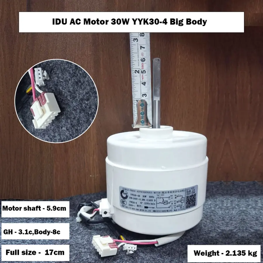 IDU AC Motor 30W YYK30-4 Big Body