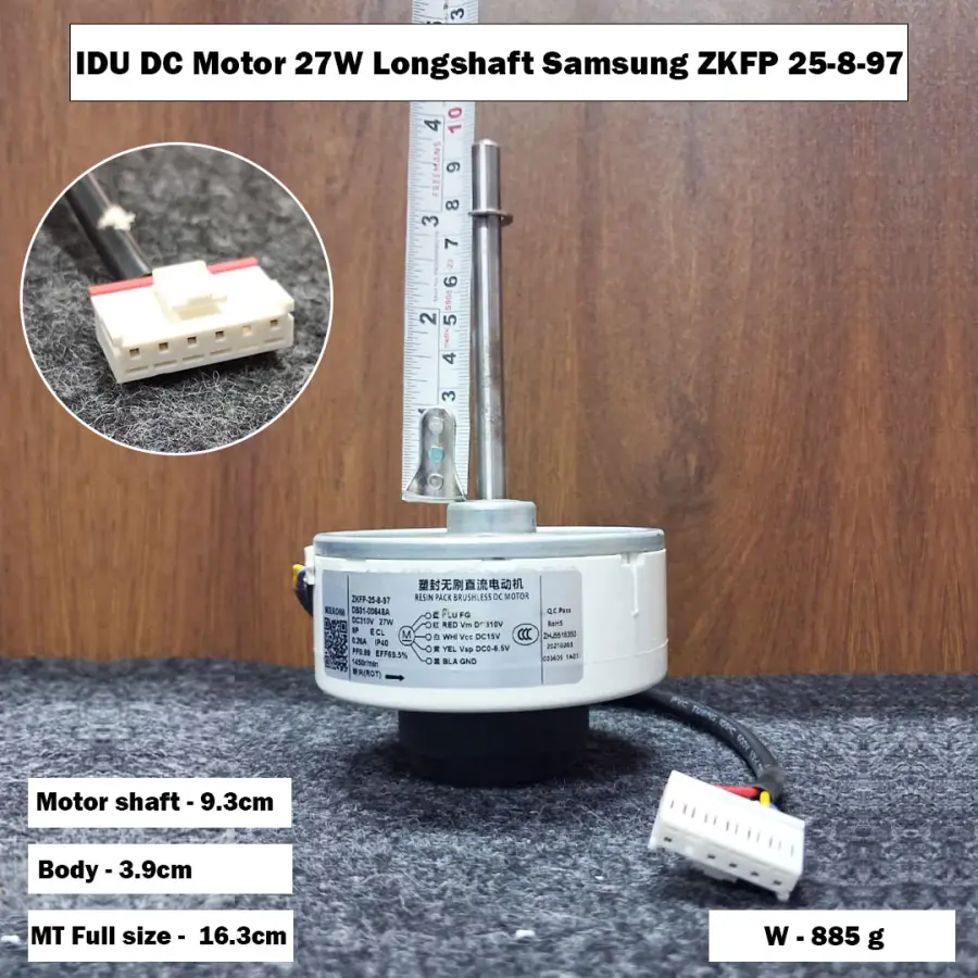 IDU DC Motor 27W Longshaft Samsung ZKFP 25-8-97