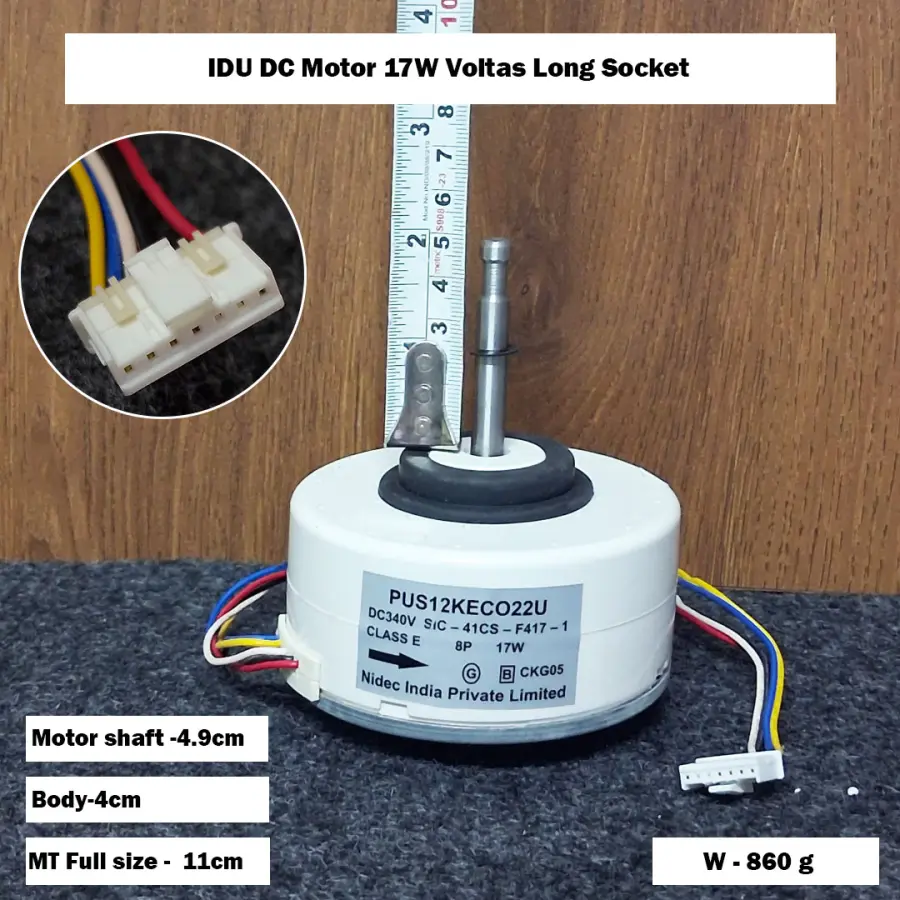 IDU DC Motor 17W Voltas Long Socket