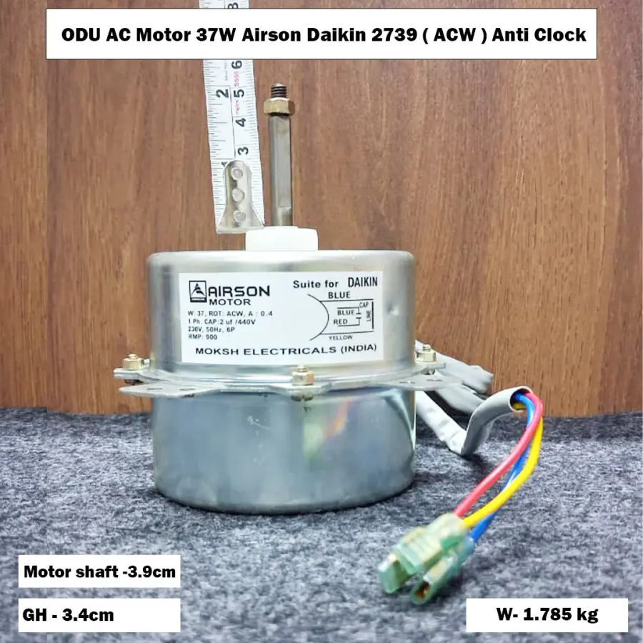 ODU AC Motor 37W Airson Daikin 2739 ( ACW ) [ Anti Clock ]