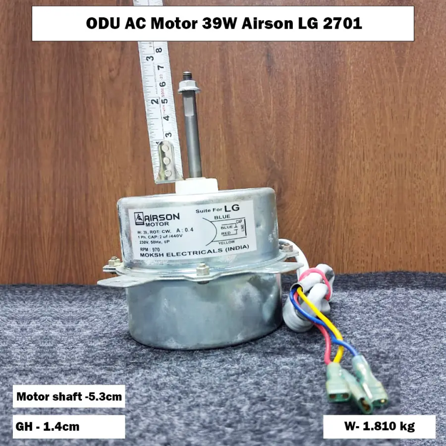 ODU AC Motor 39W Airson LG 2701