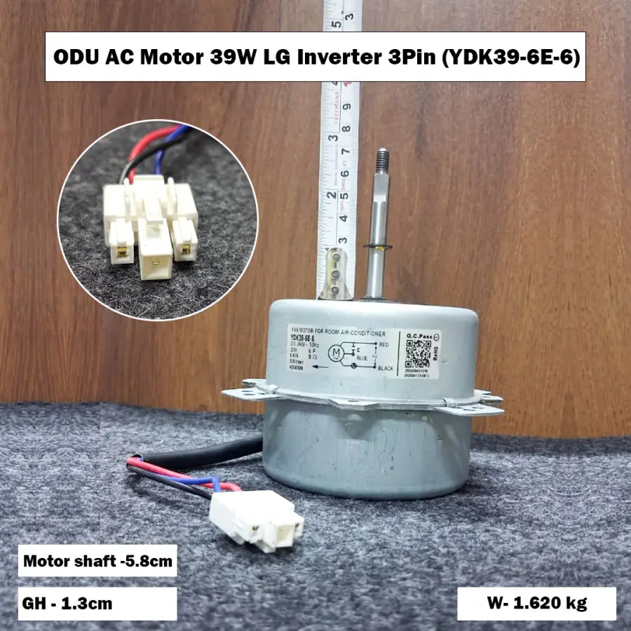ODU AC Motor 39W LG Inverter 3Pin (YDK39-6E-6)