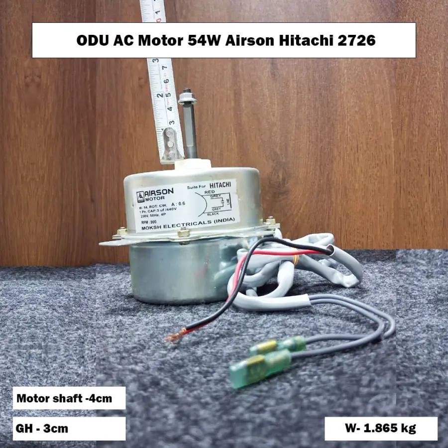 ODU AC Motor 54W Airson Hitachi 2726