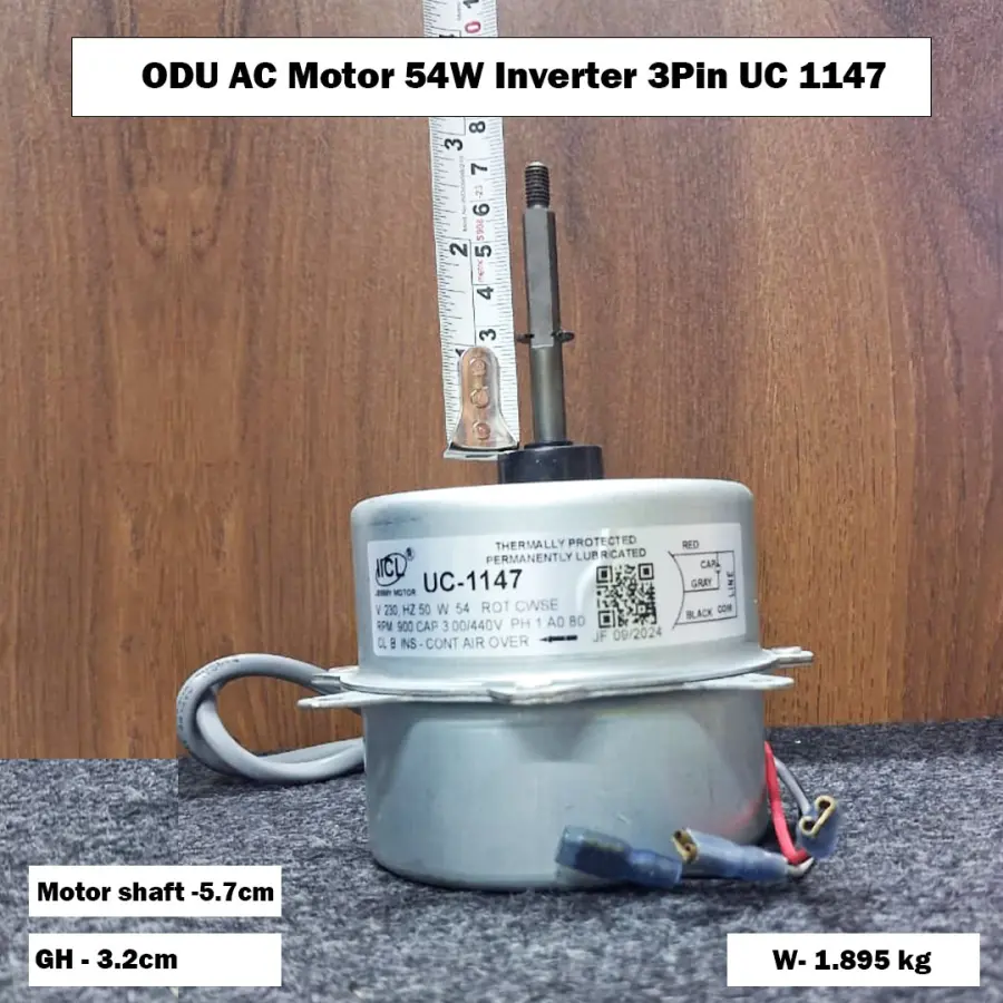 ODU AC Motor 54W Inverter 3Pin UC 1147