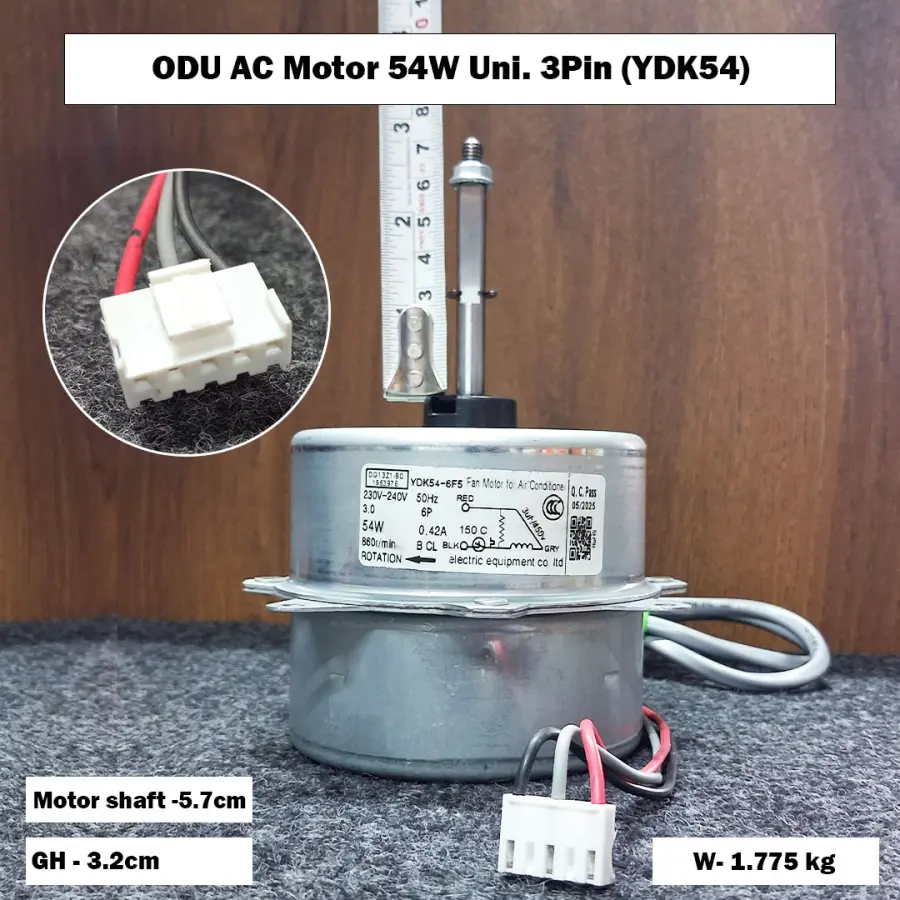ODU AC Motor 54W Uni. 3Pin (YDK54)