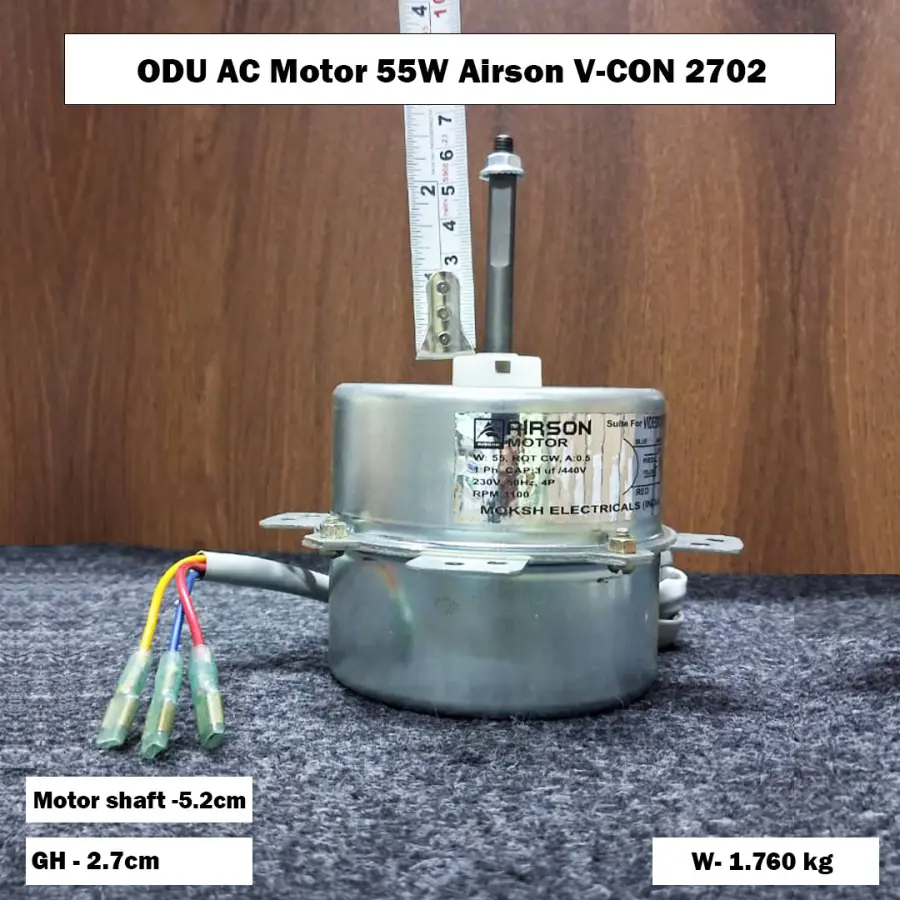 ODU AC Motor 55W Airson V-CON 2702