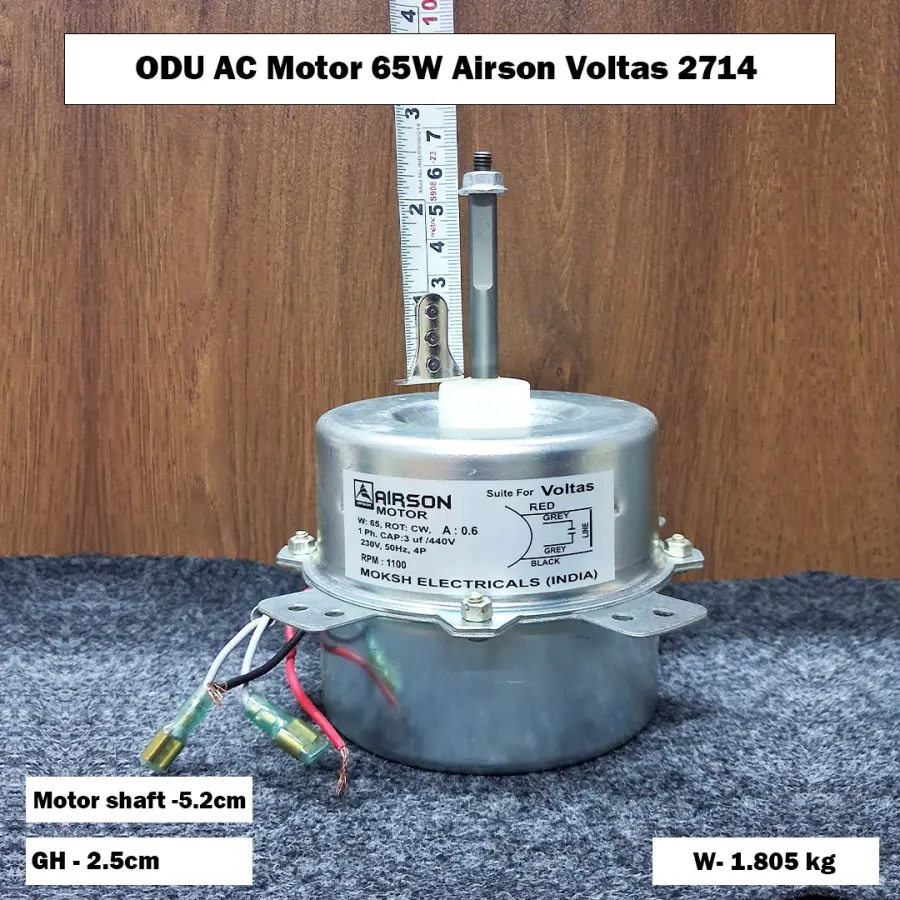 ODU AC Motor 65W Airson Voltas 2714