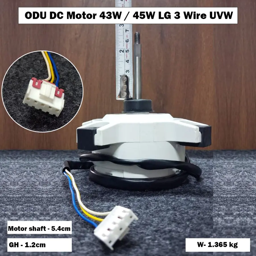ODU DC Motor 43W / 45W LG 3 Wire UVW