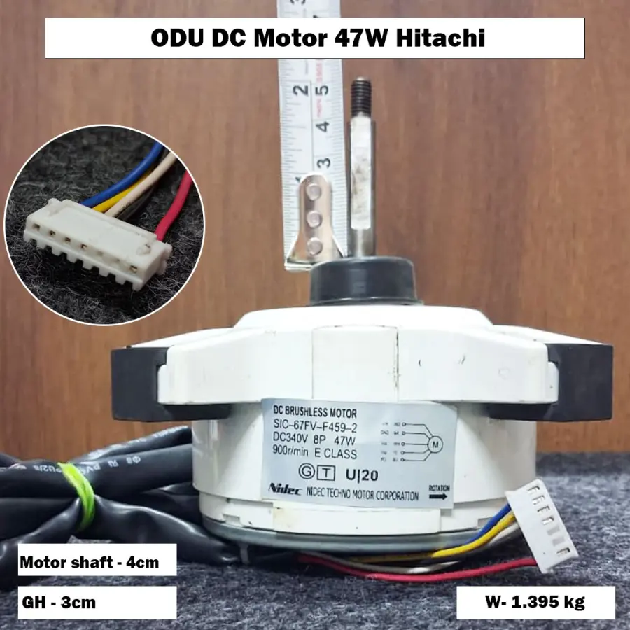 ODU DC Motor 47W Hitachi