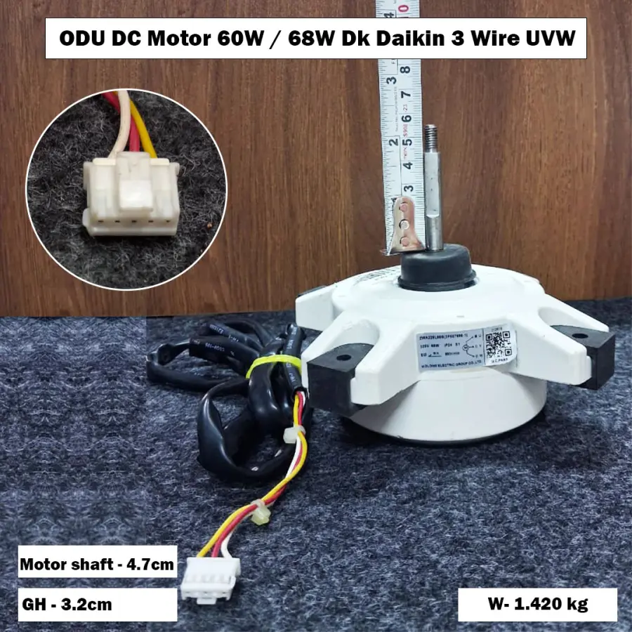 ODU DC Motor 60W / 68W Dk Daikin 3 Wire UVW