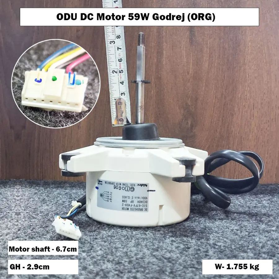 ODU DC Motor 59W Godrej (ORG)