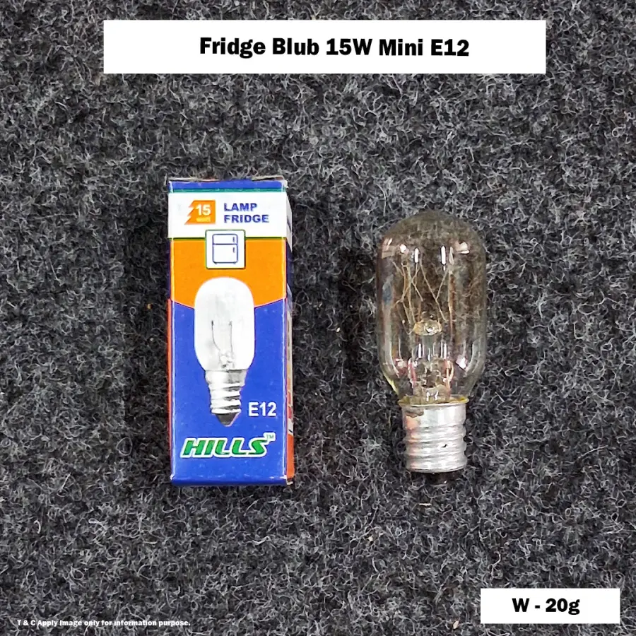 Fridge Blub 15W Mini E12