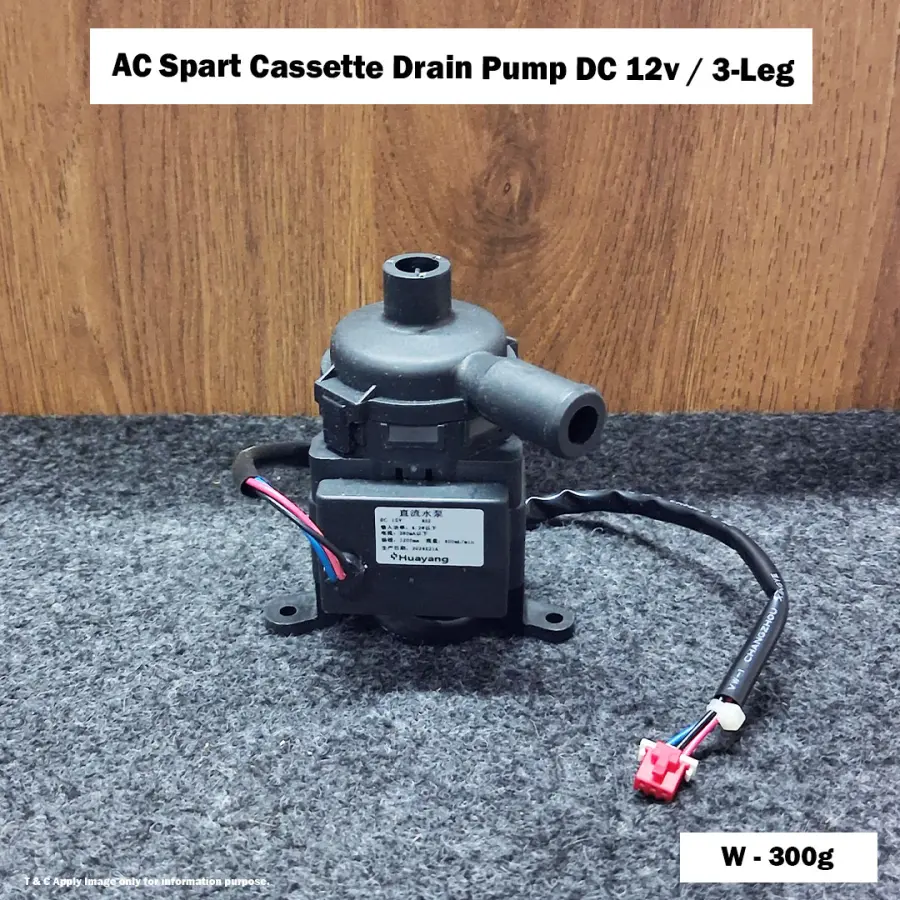 AC Spart Cassette Drain Pump DC 12v / 3-Leg