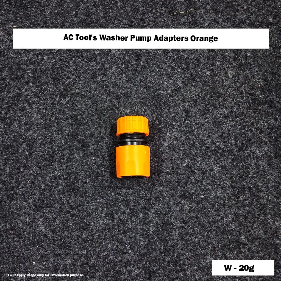 AC Tool's Washer Pump Adapters Orange